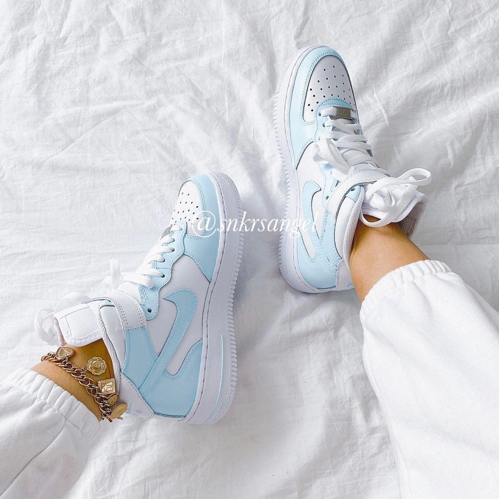 Nike custom air force 1 mid sneakers - Picture 4 of 5